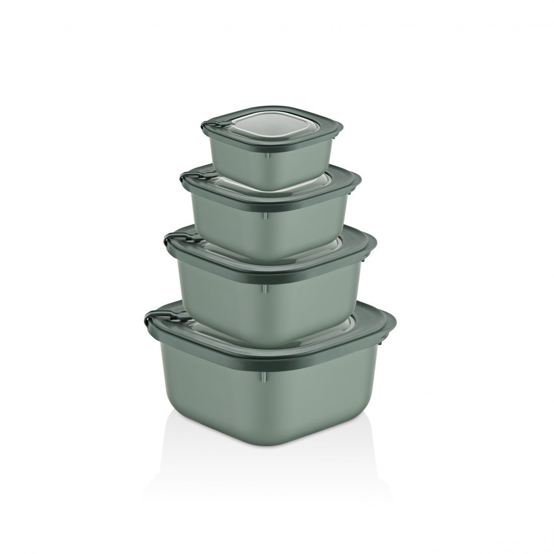 4 Parça MicroSafe Set ( 600-1100-1800-3000 ml )