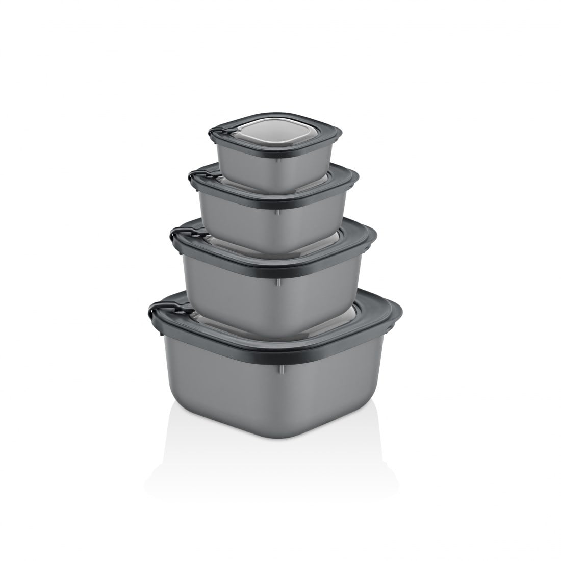 4 Parça MicroSafe Set ( 600-1100-1800-3000 ml )