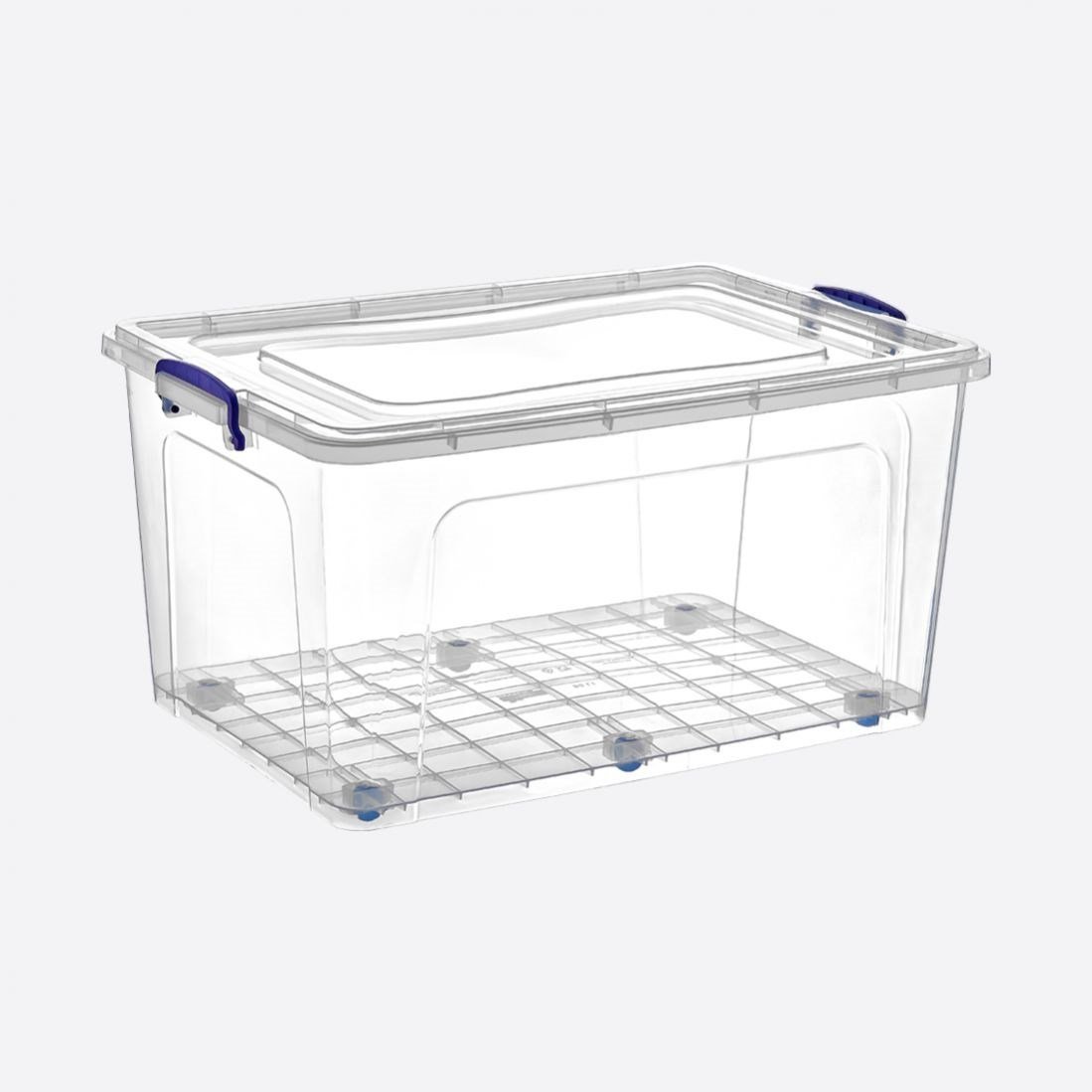80 L Tekerlekli Clear Box