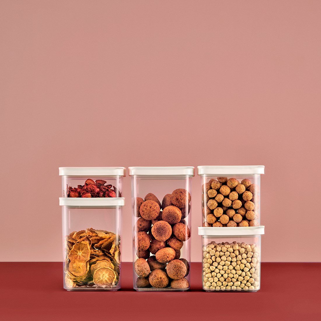 Elite Plus Saklama Kabı Set ( 700ml - 1500ml - 2100ml - 2800ml )