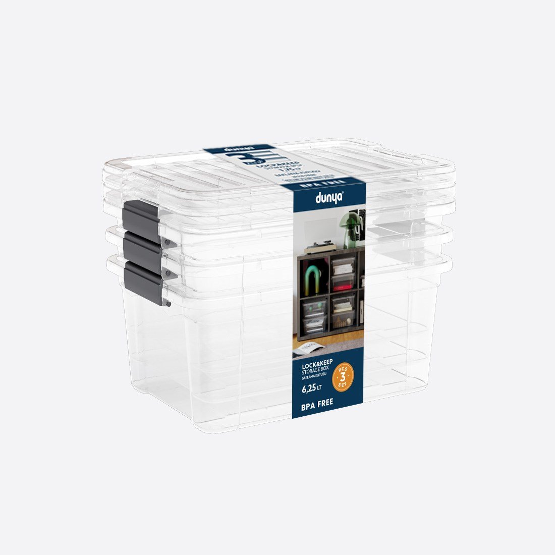 Lock&Keep Box 6,25 L X 3 Set
