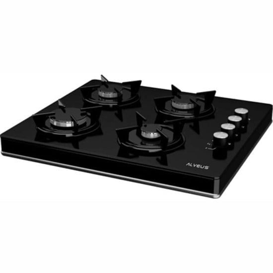 ALVEUS SE-GLS640 Siyah Cam Set Üstü Ocak