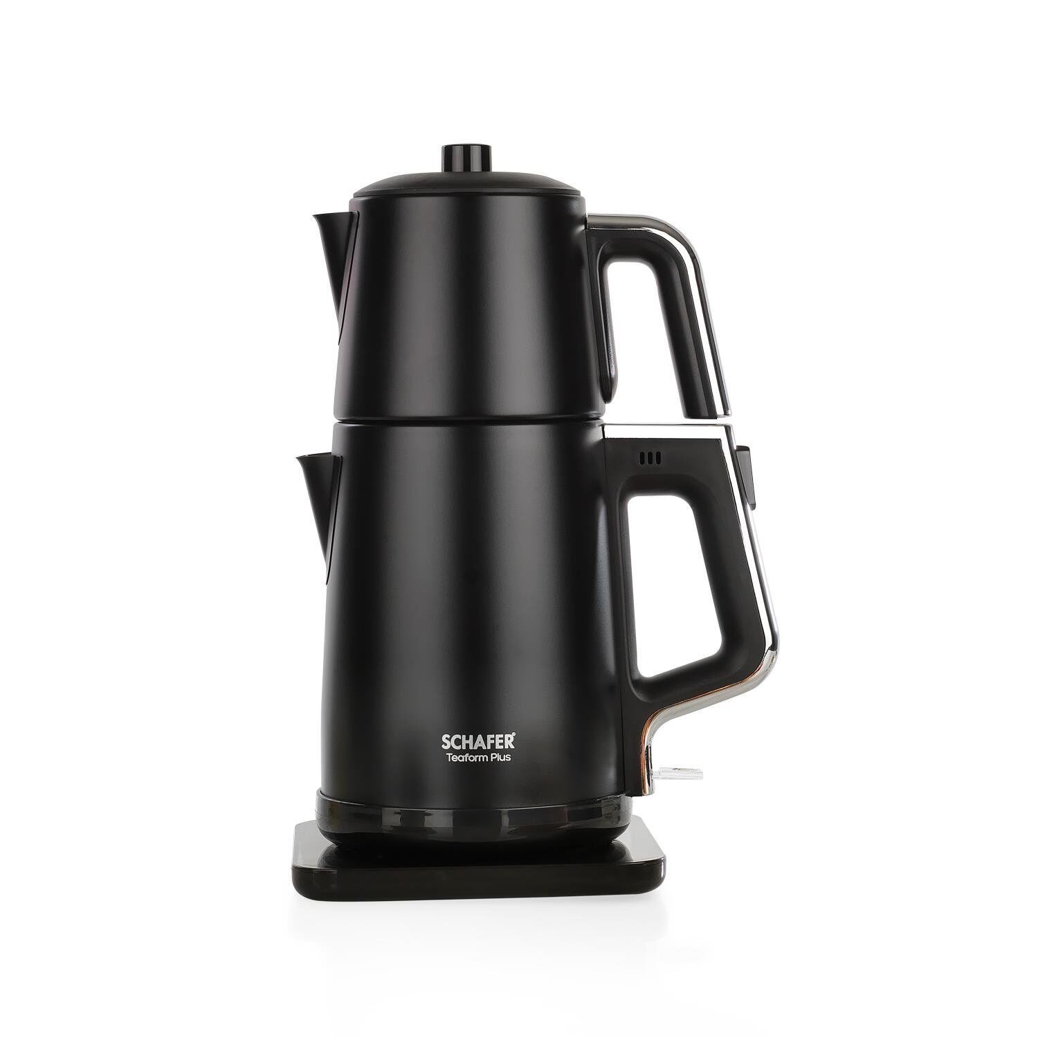 SCHAFER Teaform Plus Paslanmaz Çay Makinesi (SIYAH02)
