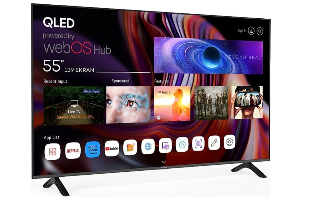 SUNNY SN55QUPRL-W02M Qled Led TV