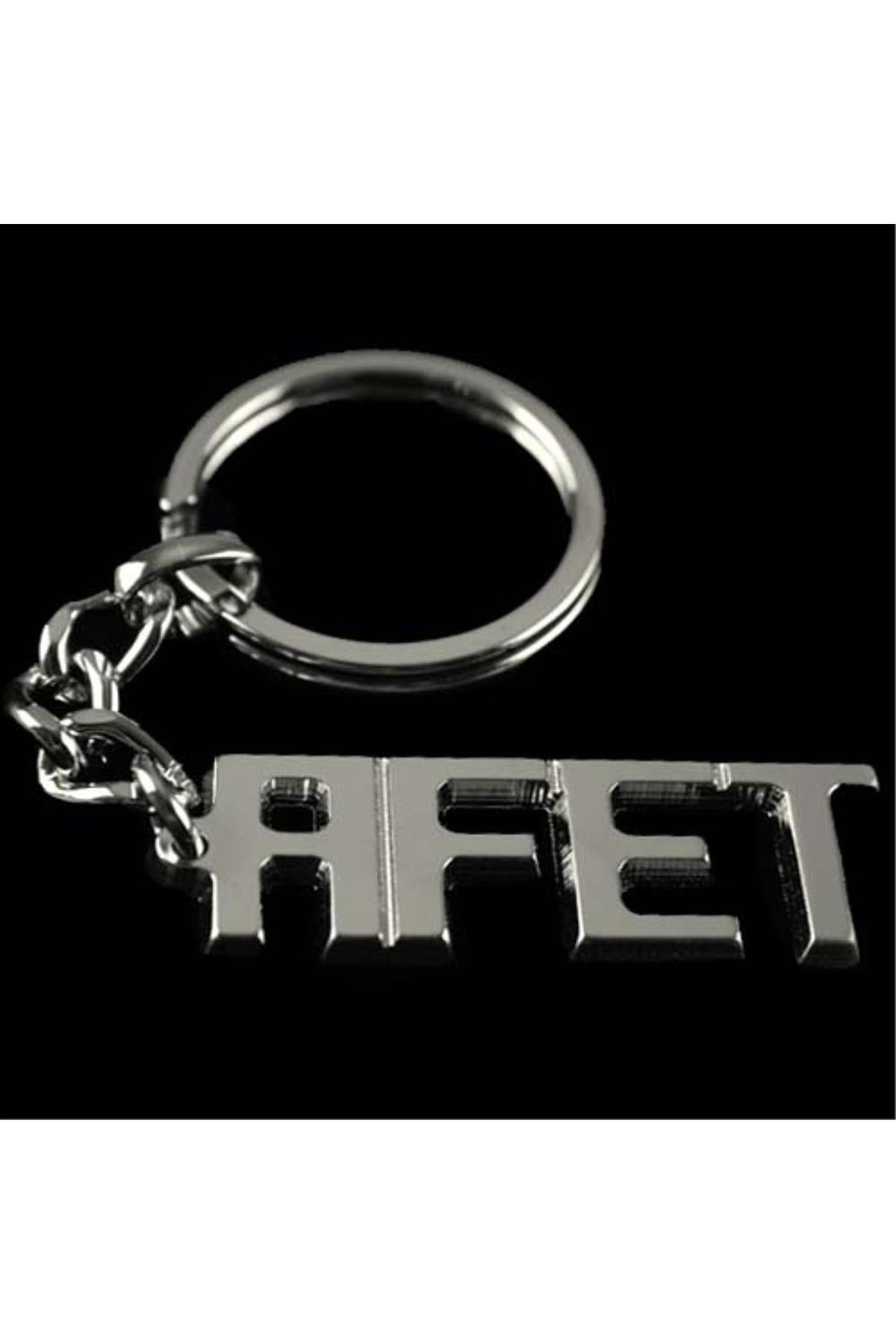 Afet İsimli Anahtarlık