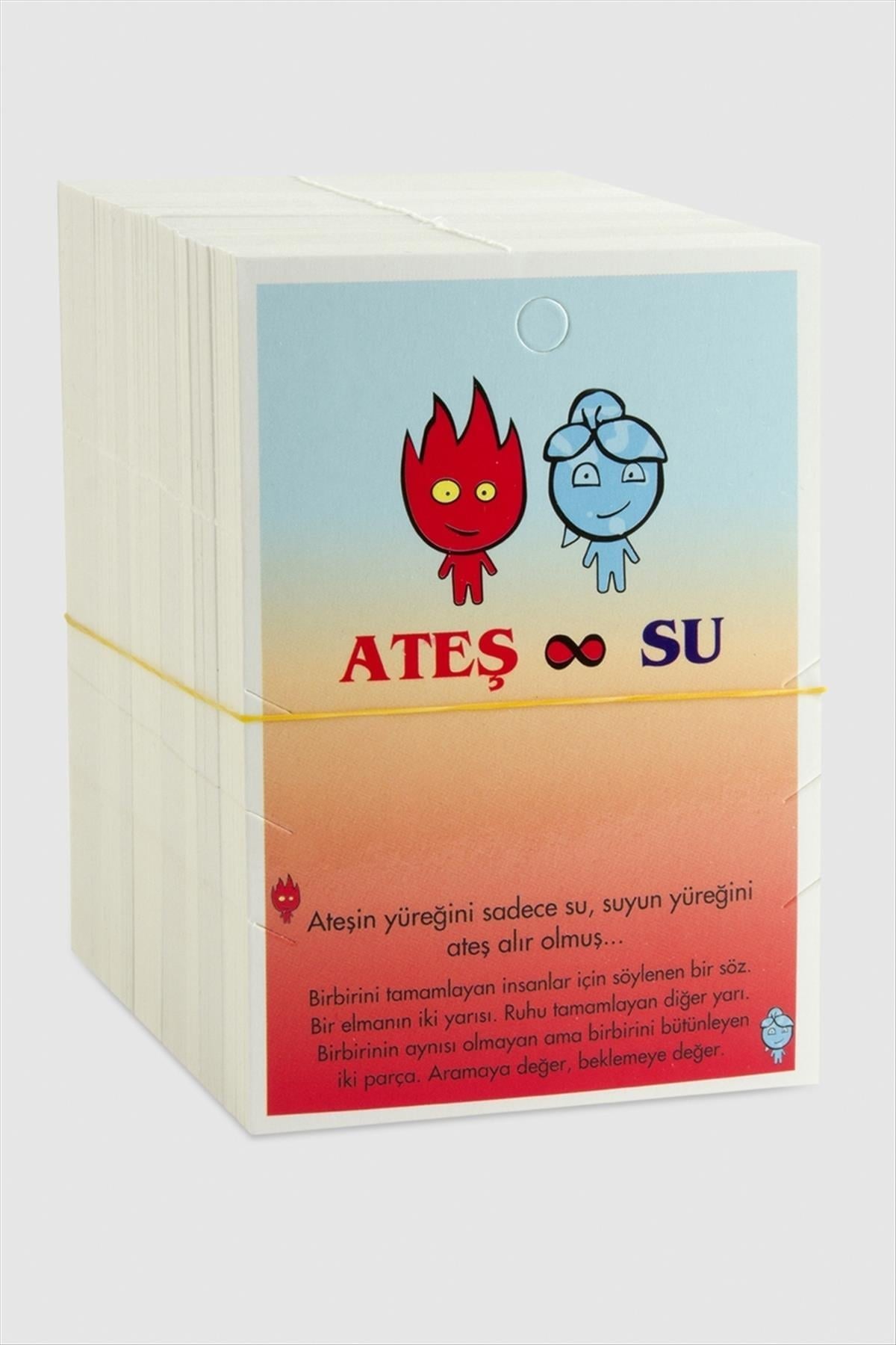 Ateş Su Bileklik Kartı