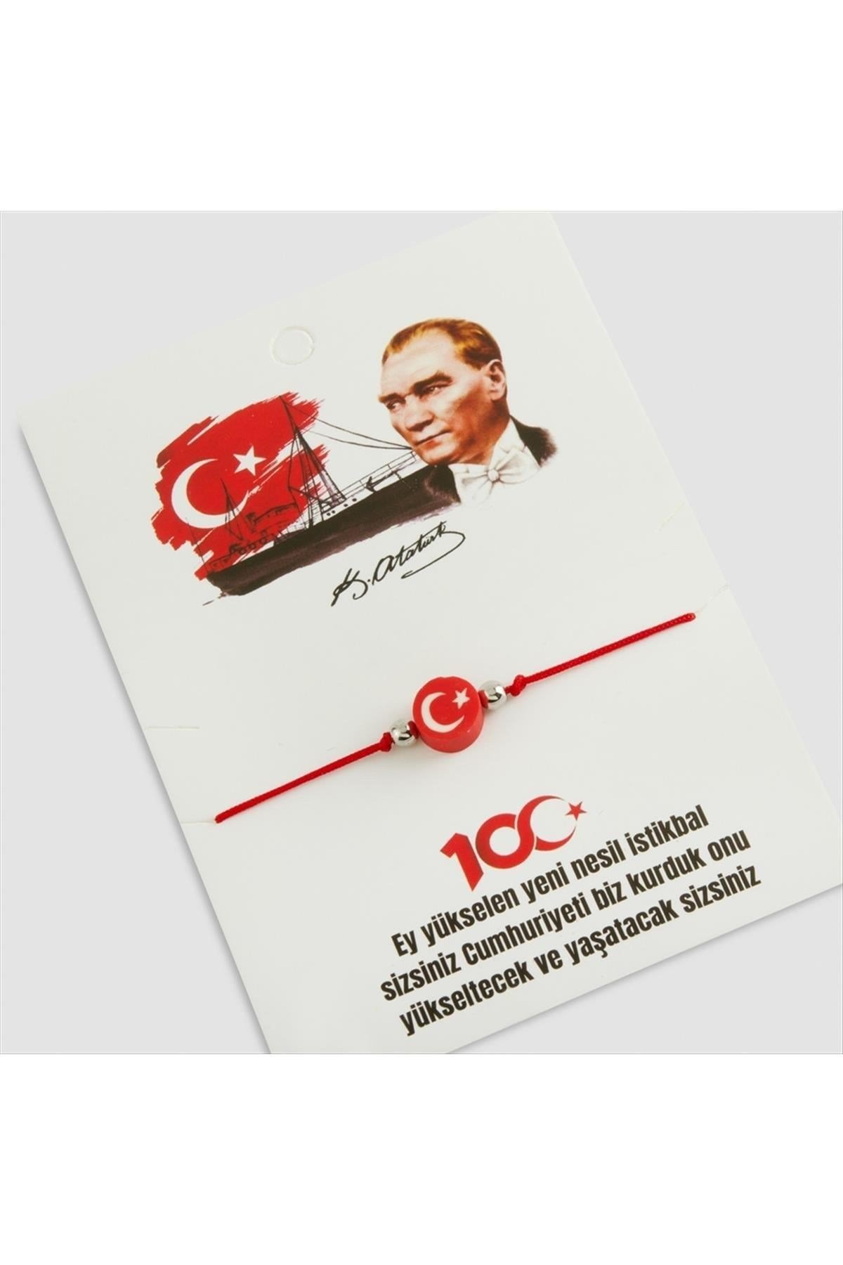 Ay Yıldız İp Bileklik
