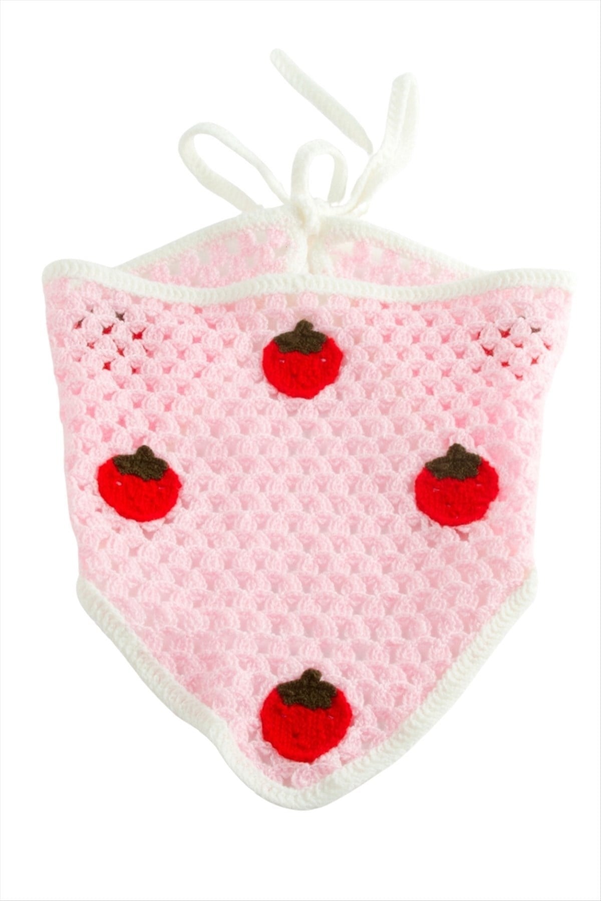 Çilek Örme Bohem Bandana