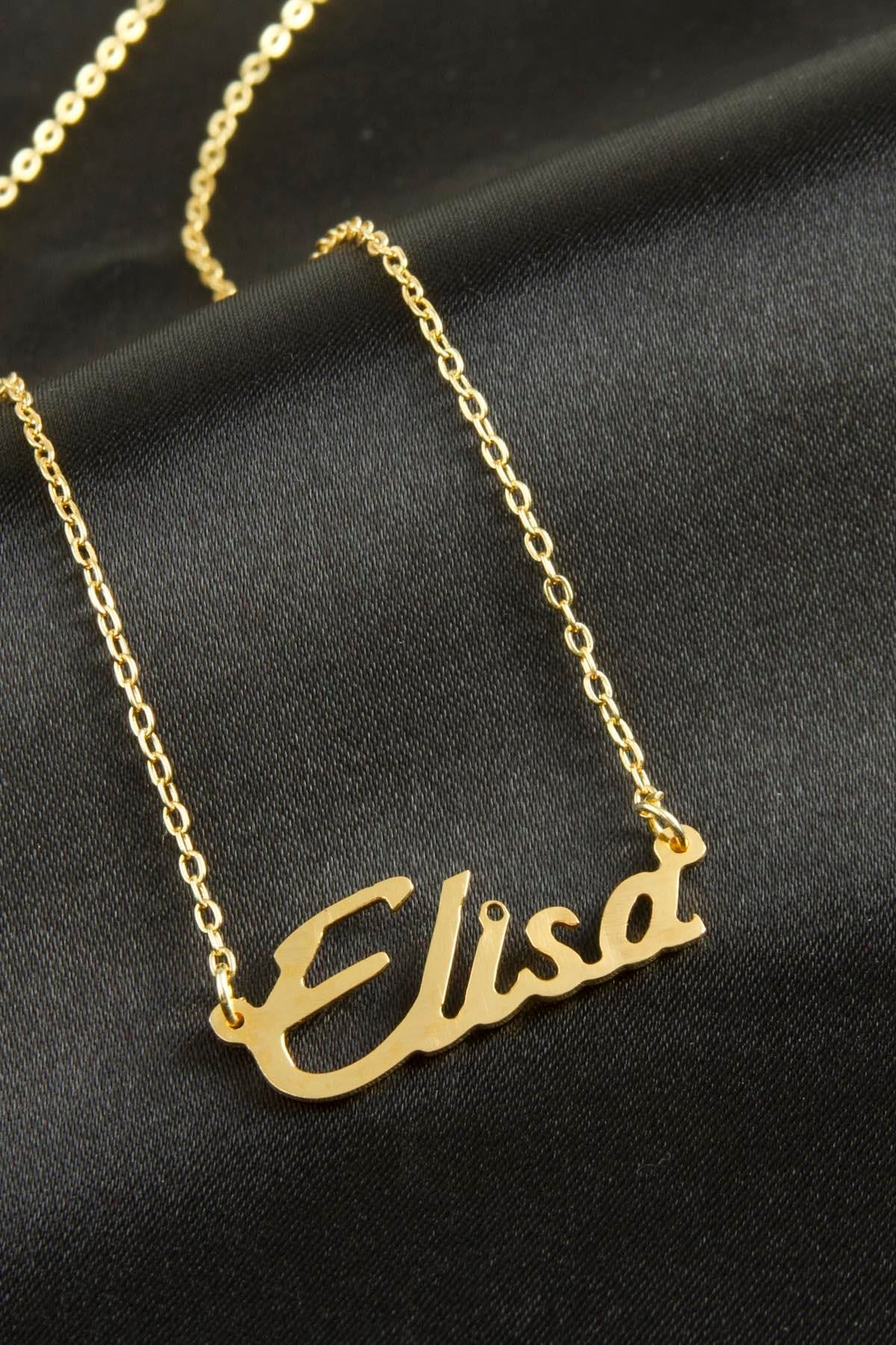 Elisa İsimli Kolye (Kişiye Özel)