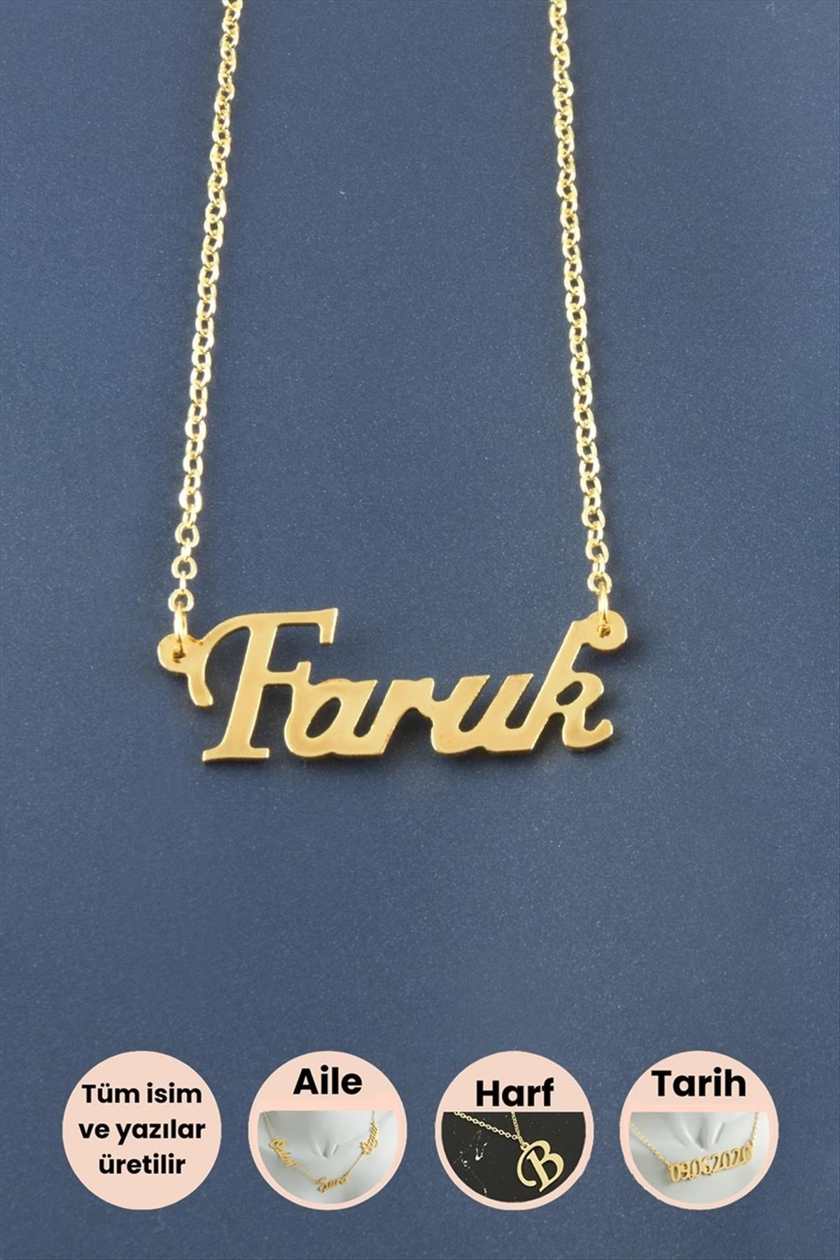Faruk İsimli Kolye