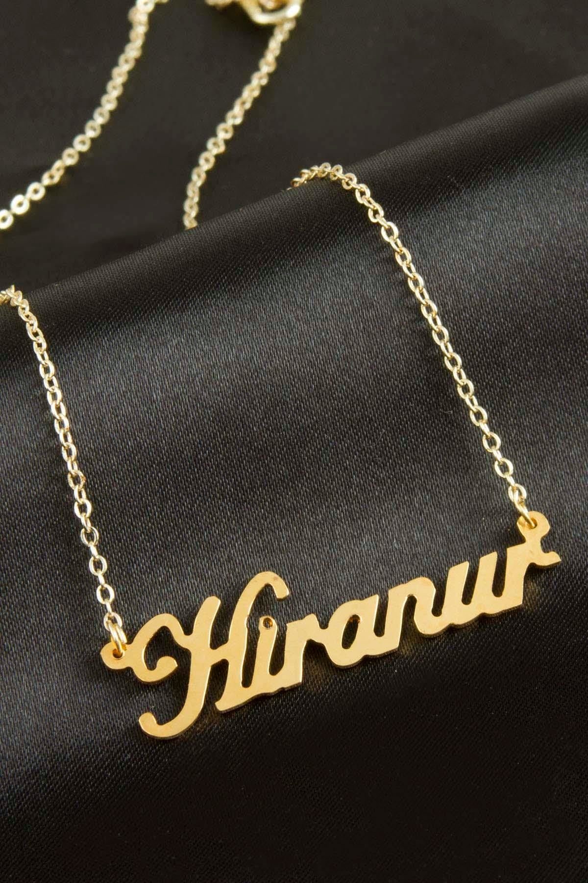 Hiranur isimli kolye (Kişiye Özel)