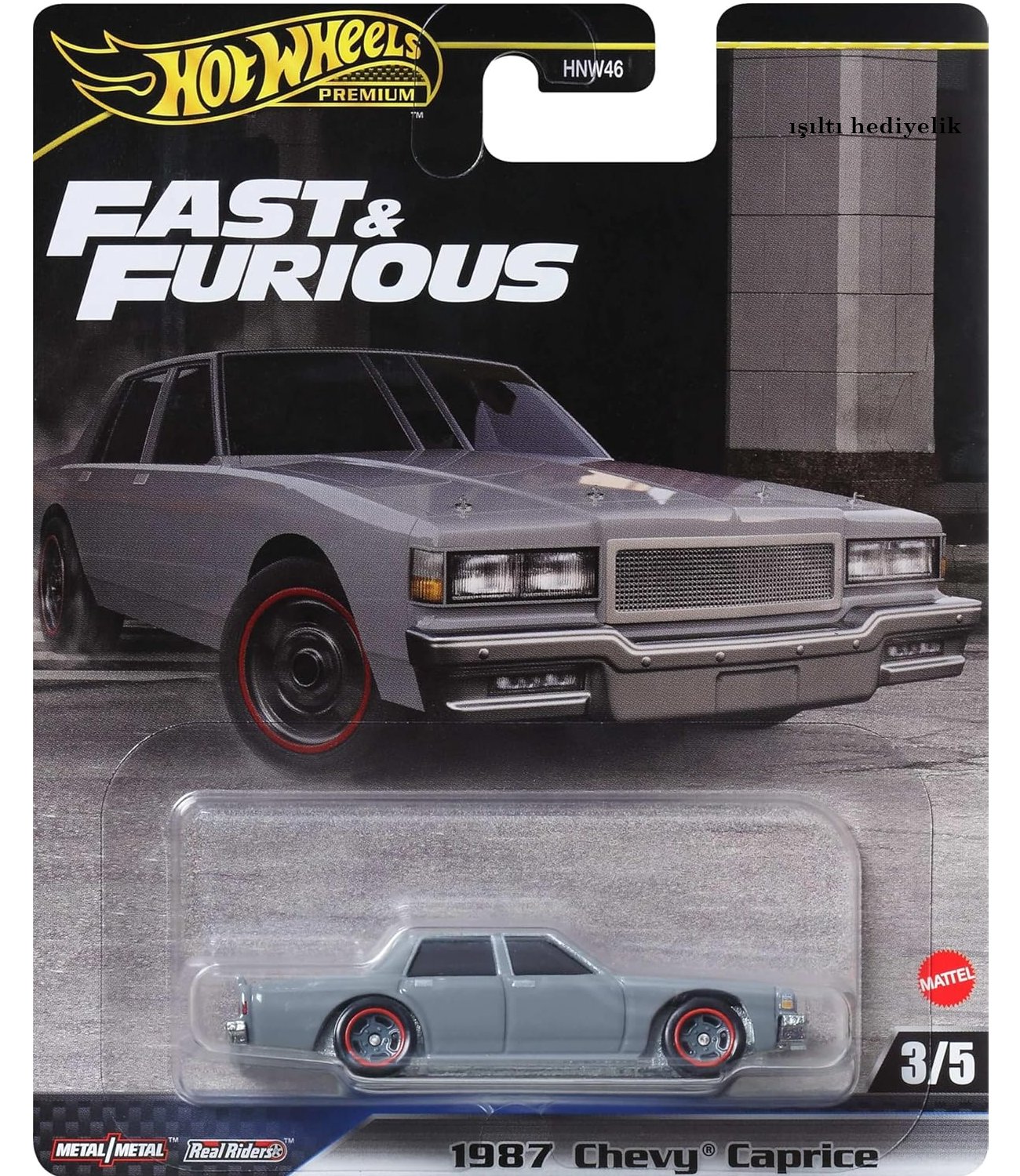Hot Wheels Fast and Furious 1987 CHEVY Caprice Model Araba 