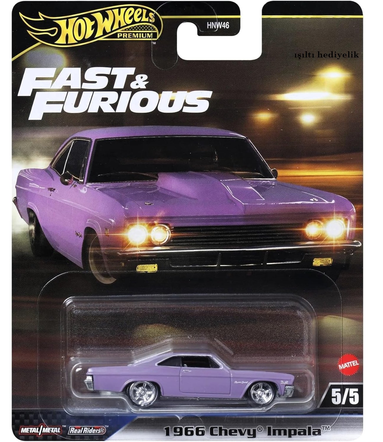 Hot Wheels Fast-Furious Premium Araba 1966 CHEVY IMPALA