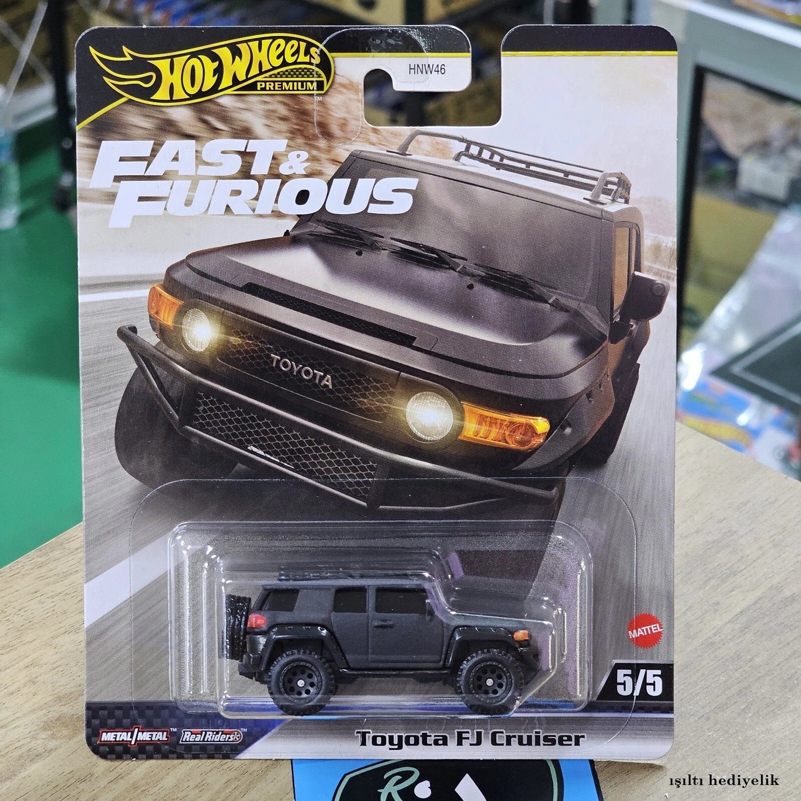 HOT WHEELS PREMIUM TOYOTA FJ CRUISER 4X4 HIZLI VE ÖFKEL