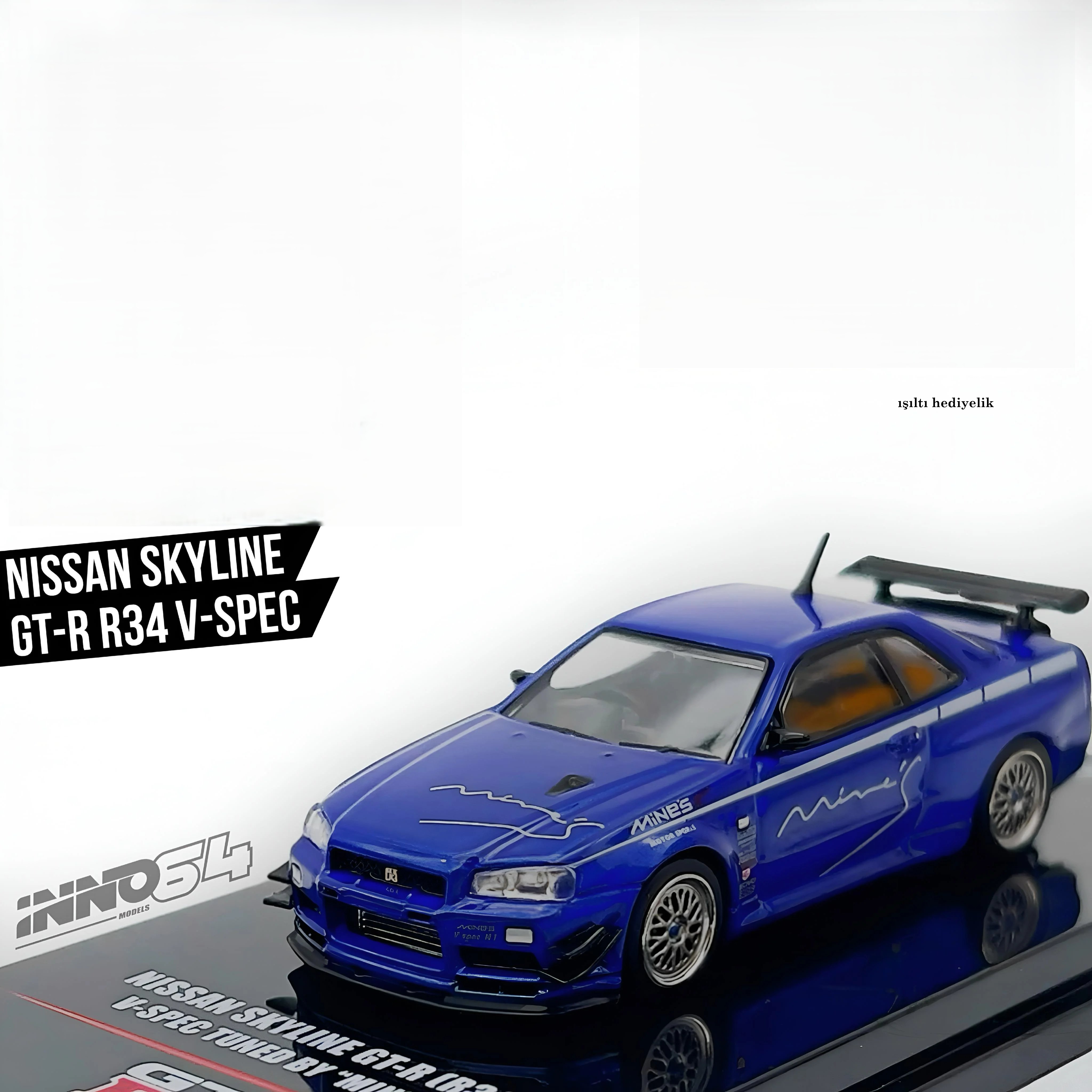İNNO64 Nissan Skyline GT-R R34 V-Spec Tuned By Mine's Blue