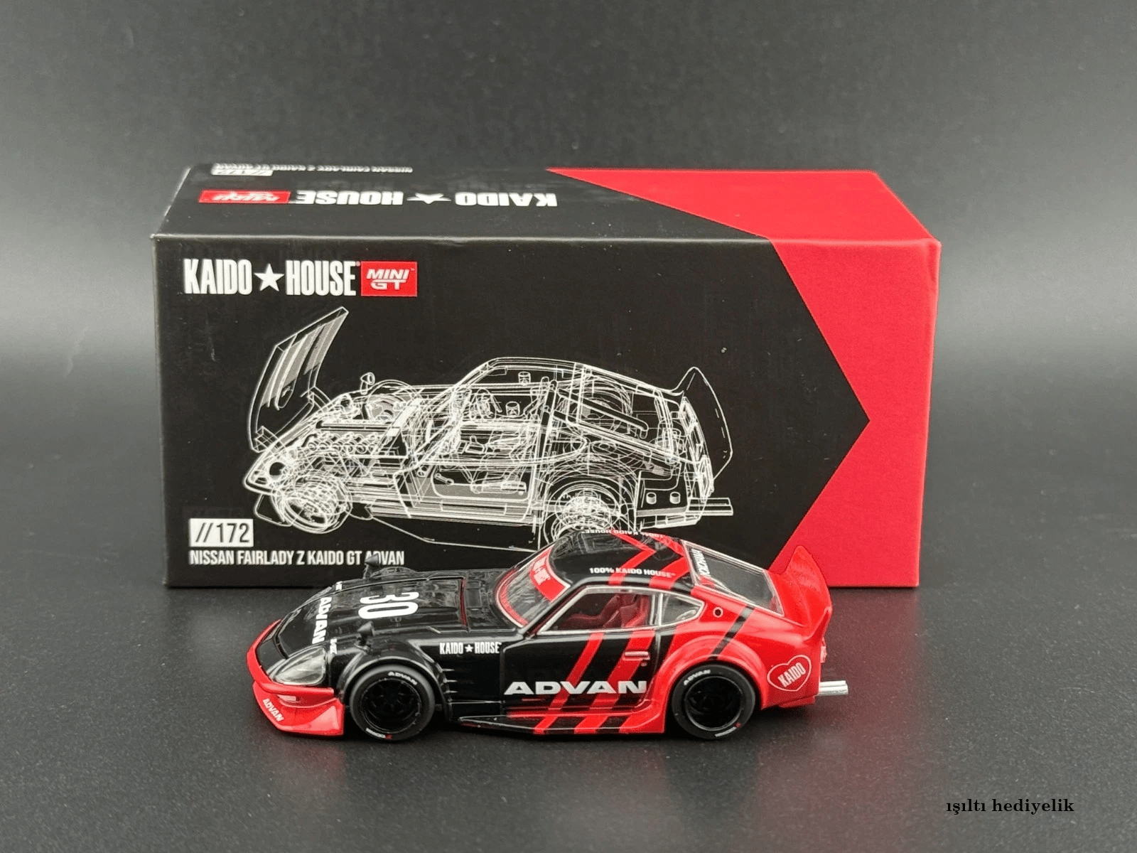 Kaido Evi x Mini GT Nissan Fairlady Z Kaido GT ADVAN  172   1/64