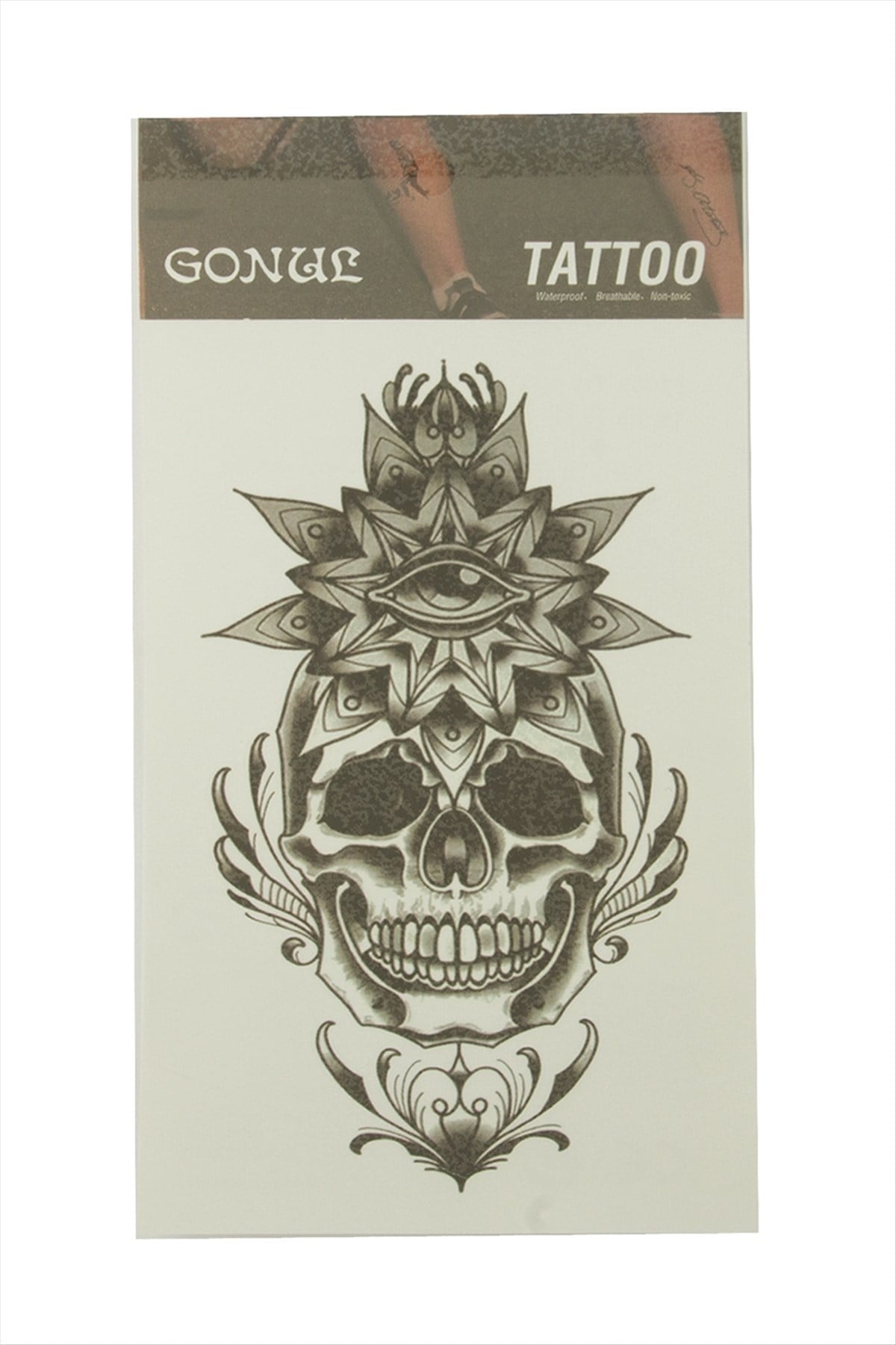Kuru Kafa Tattoo Dövme Sticker