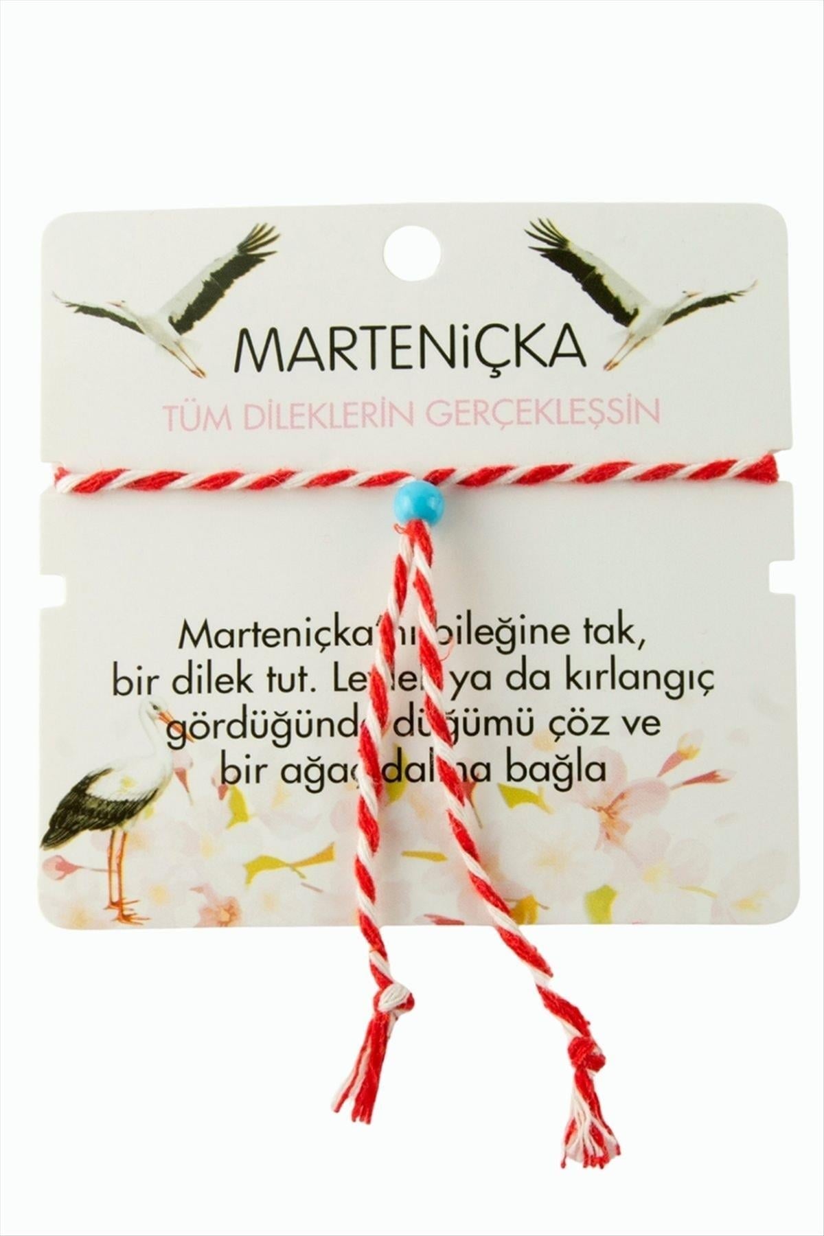Mavi Boncuk Marteniçka Bileklik