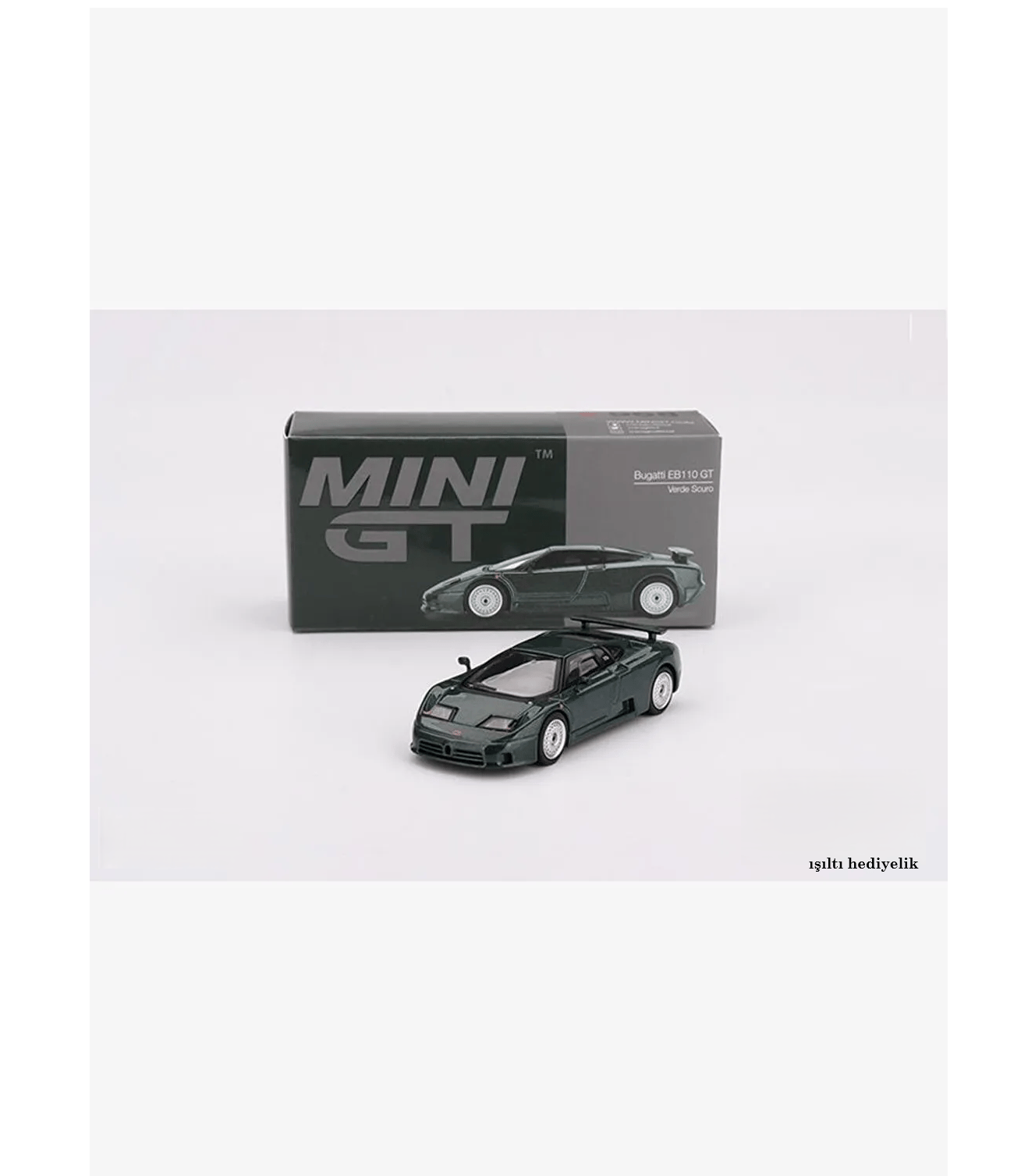 Mini GT 1/64 Bugatti EB110 GT Verde Scuro
