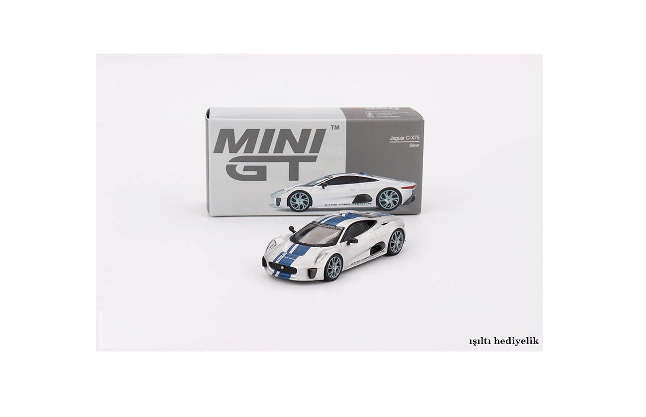 Mini GT 1/64 Jaguar C-X75 Silver