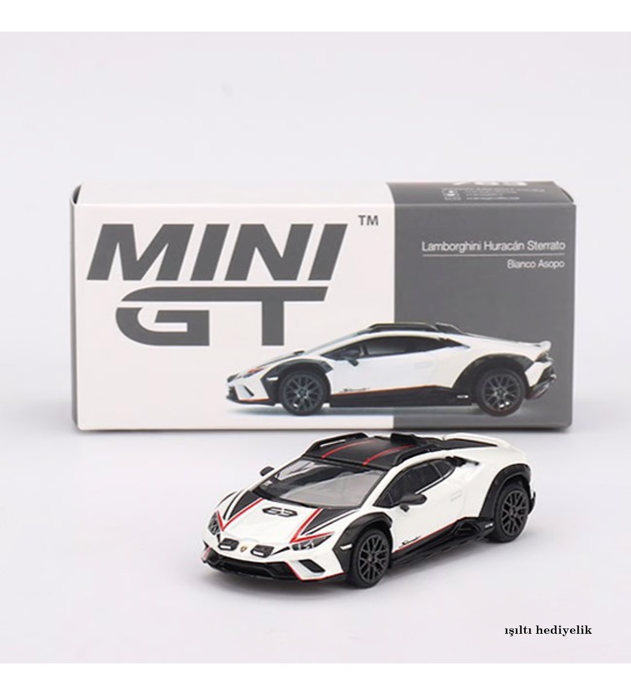 Mini GT  Lamborghini Huracan Sterrato  Bianco Asopo
