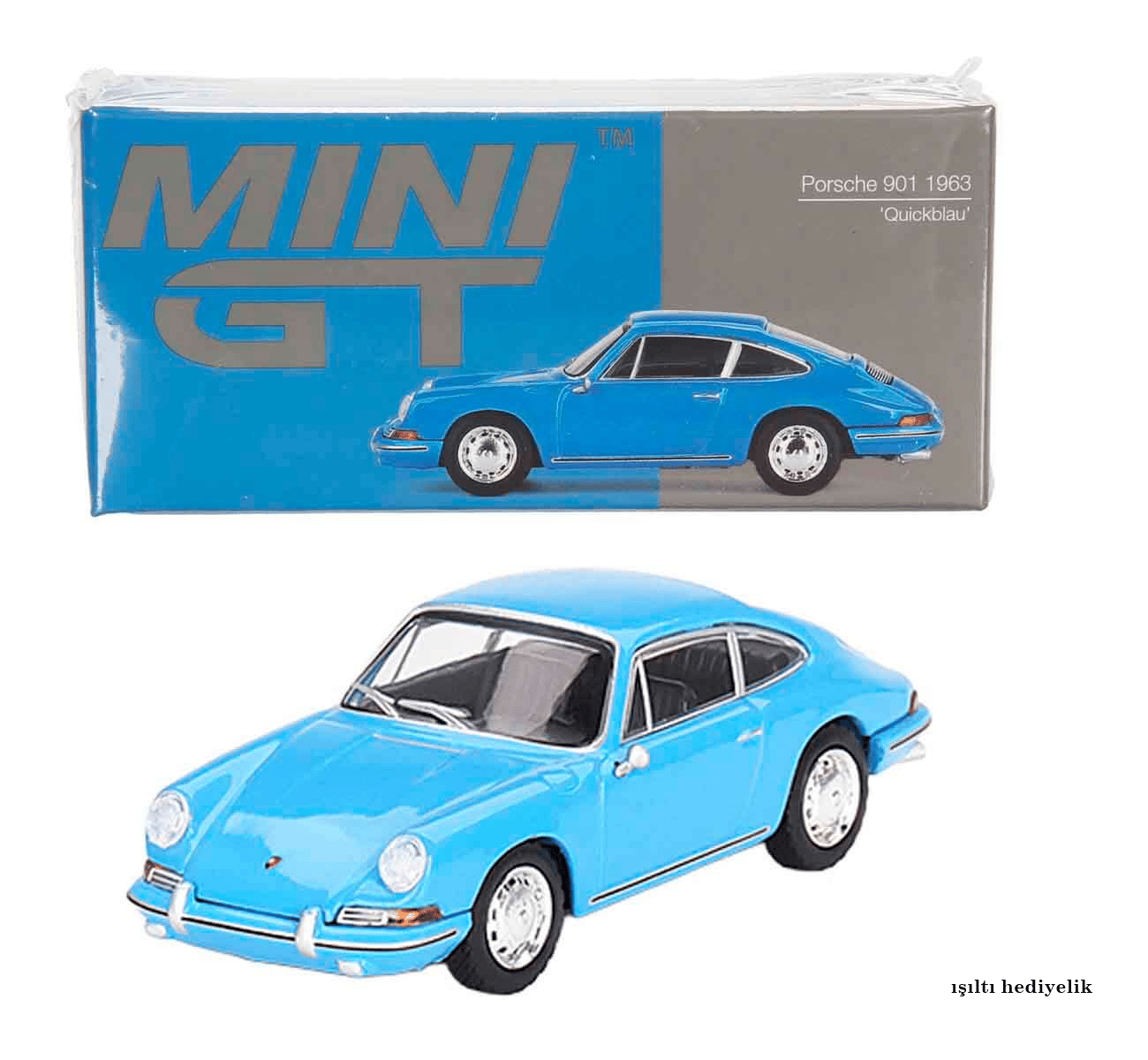 Mini GT Porsche 901 1963 Quickblau Diecast Model Araba