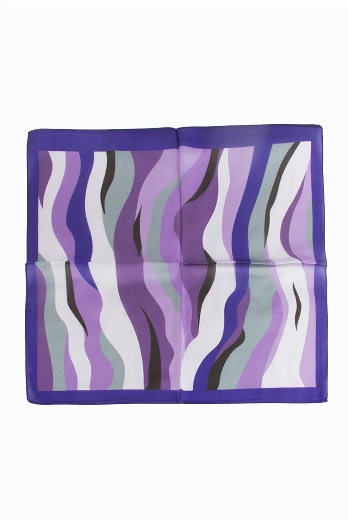 Mor Renkli Zr Şifon Fular 50*50 cm