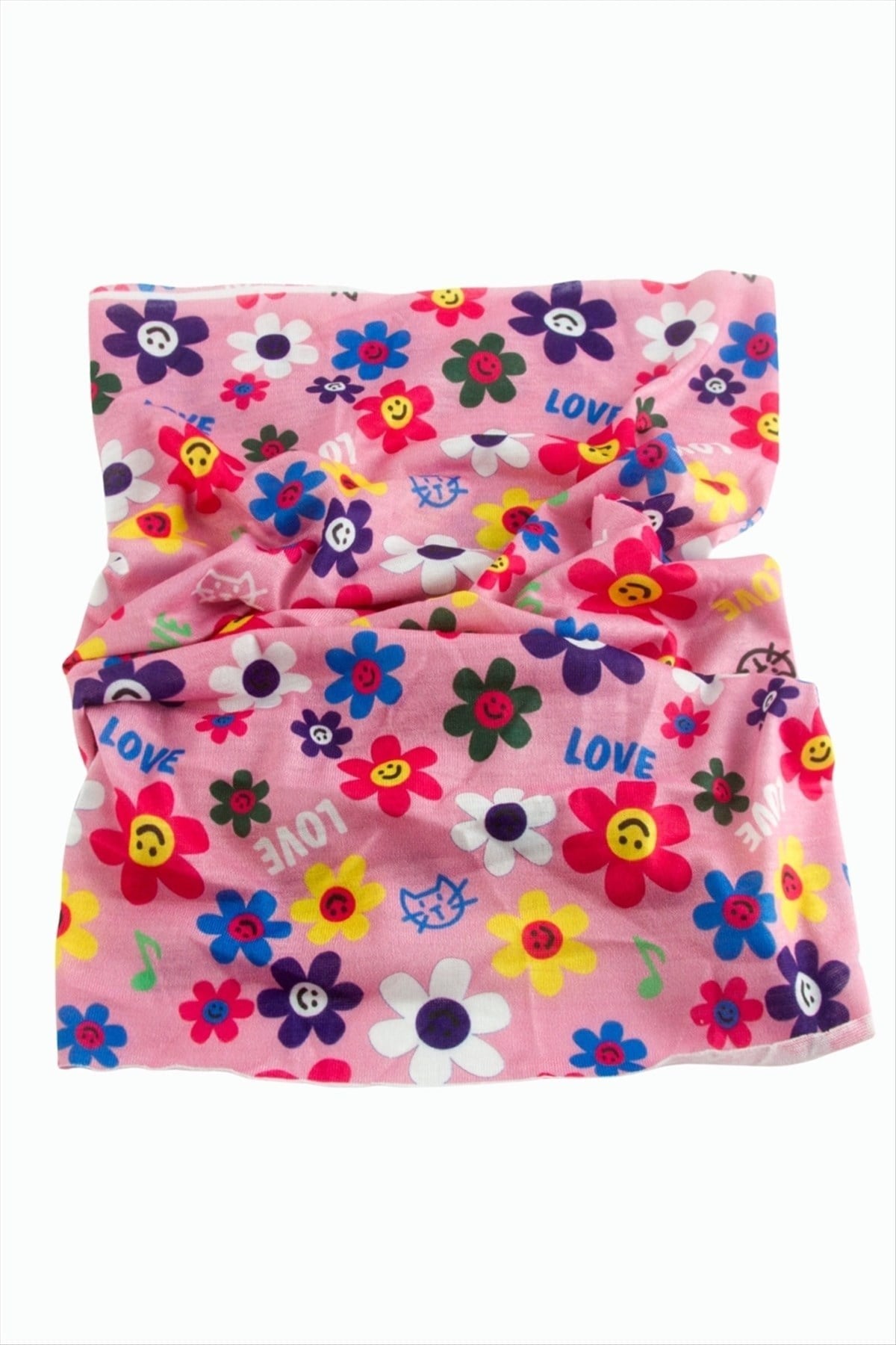 Papatya Desenli Baff Boyunluk