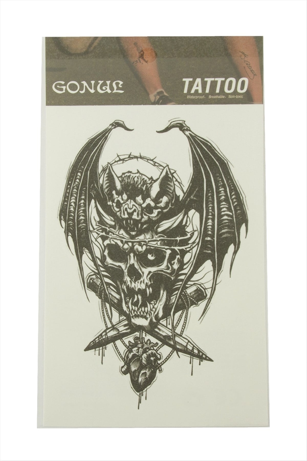 Yarasa Tattoo Dövme Sticker