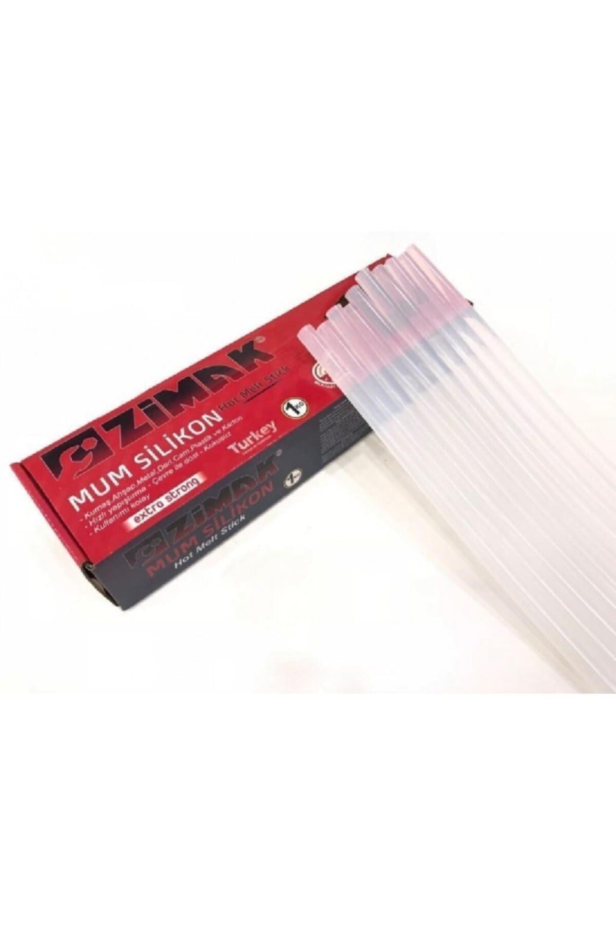 Ince Mum Sıcak Silikon Şeffaf 7.0 Mm 30 cm 1 Kilo