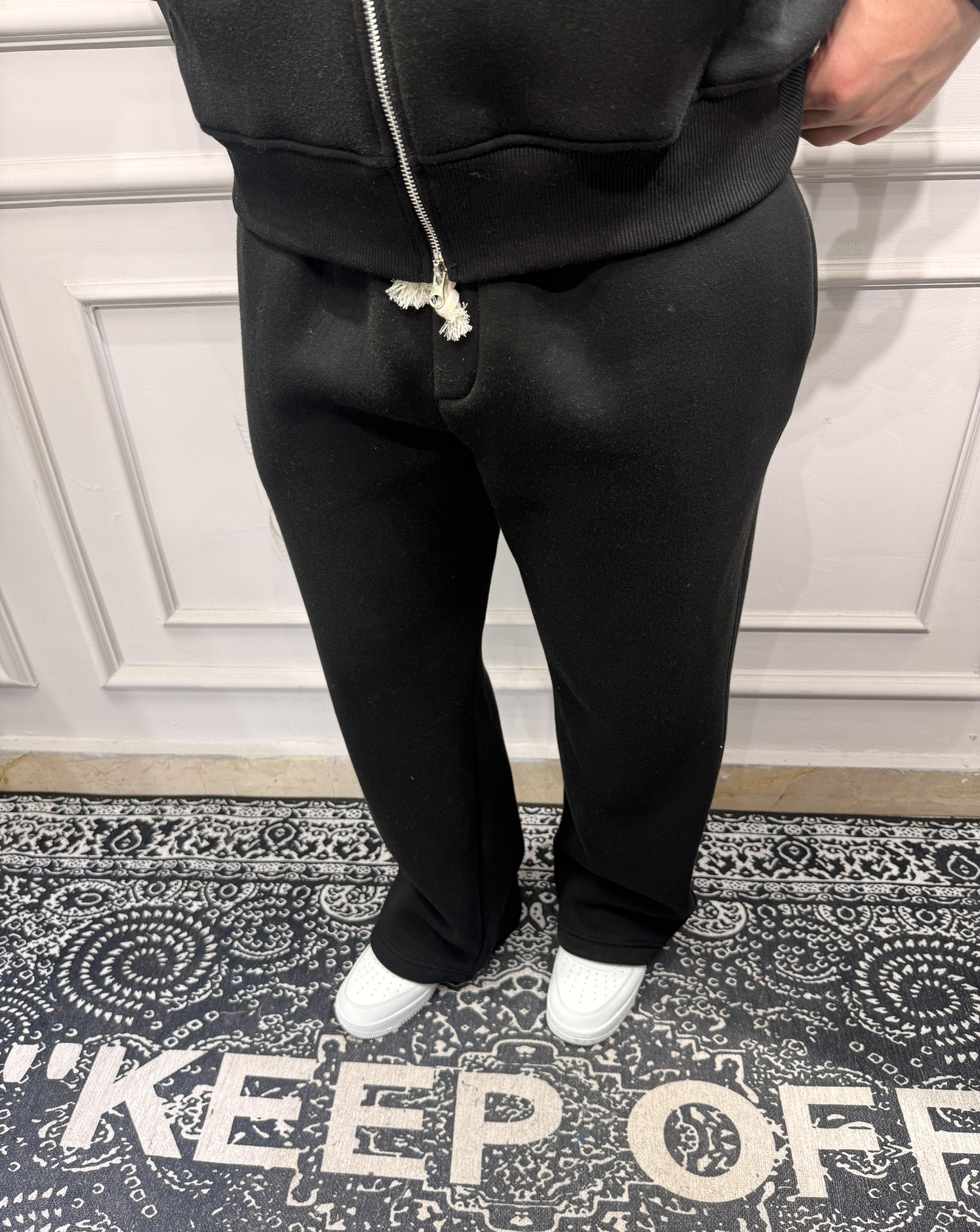 Baggy Eşofman Alt - Siyah