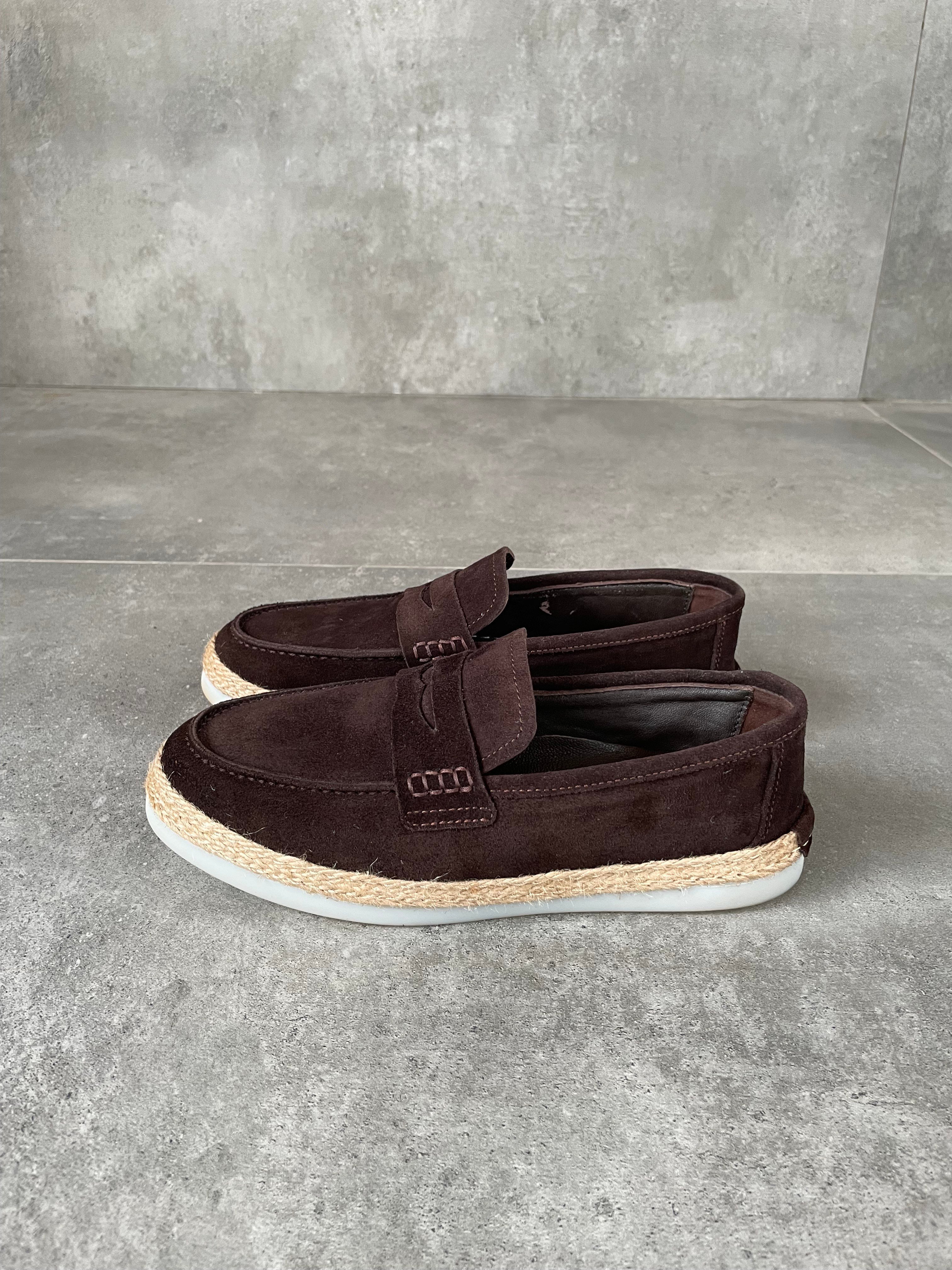 Best Steps Süet Espadril Loafer - Kahverengi