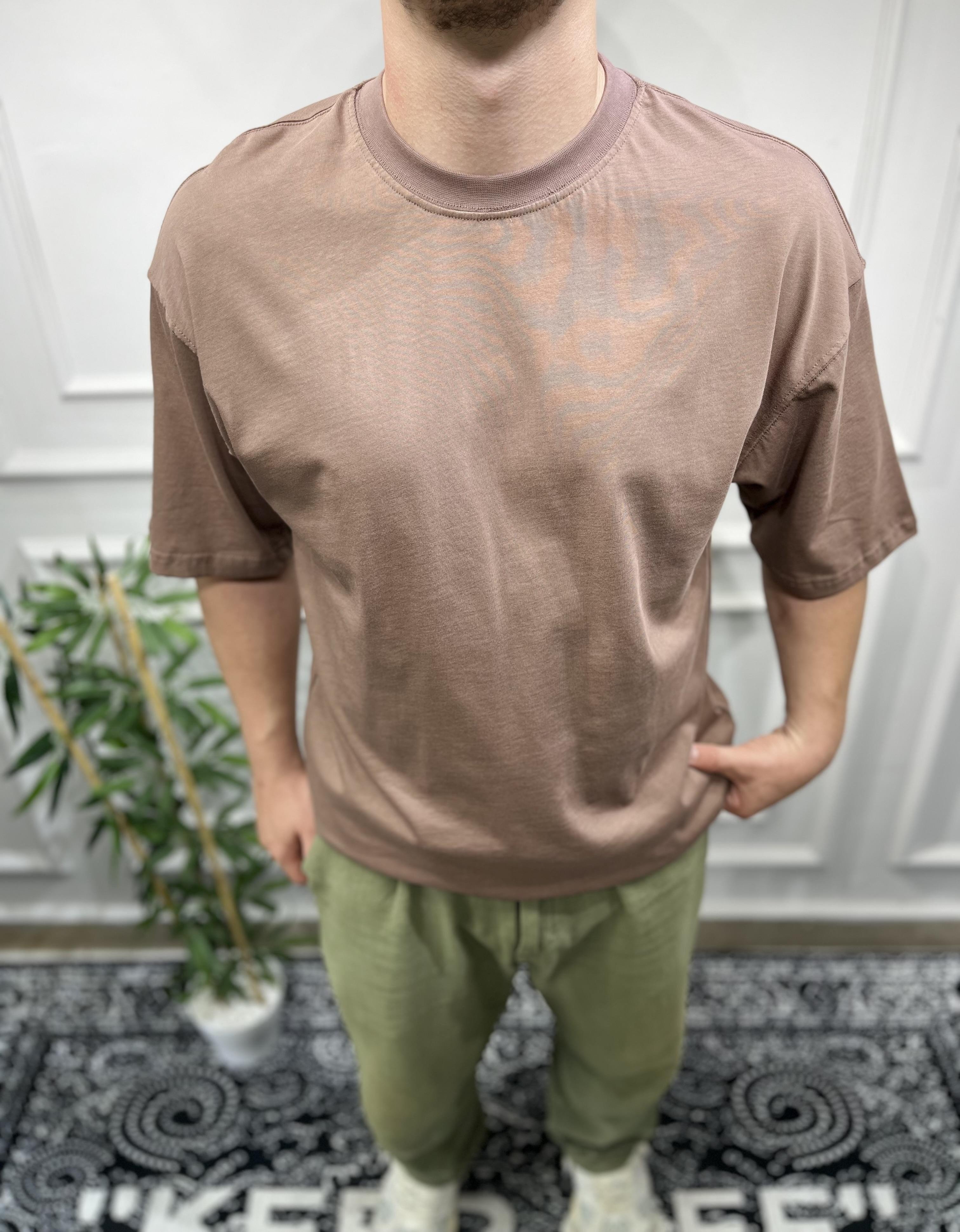 Oversize BasicT-Shirt - Ekru