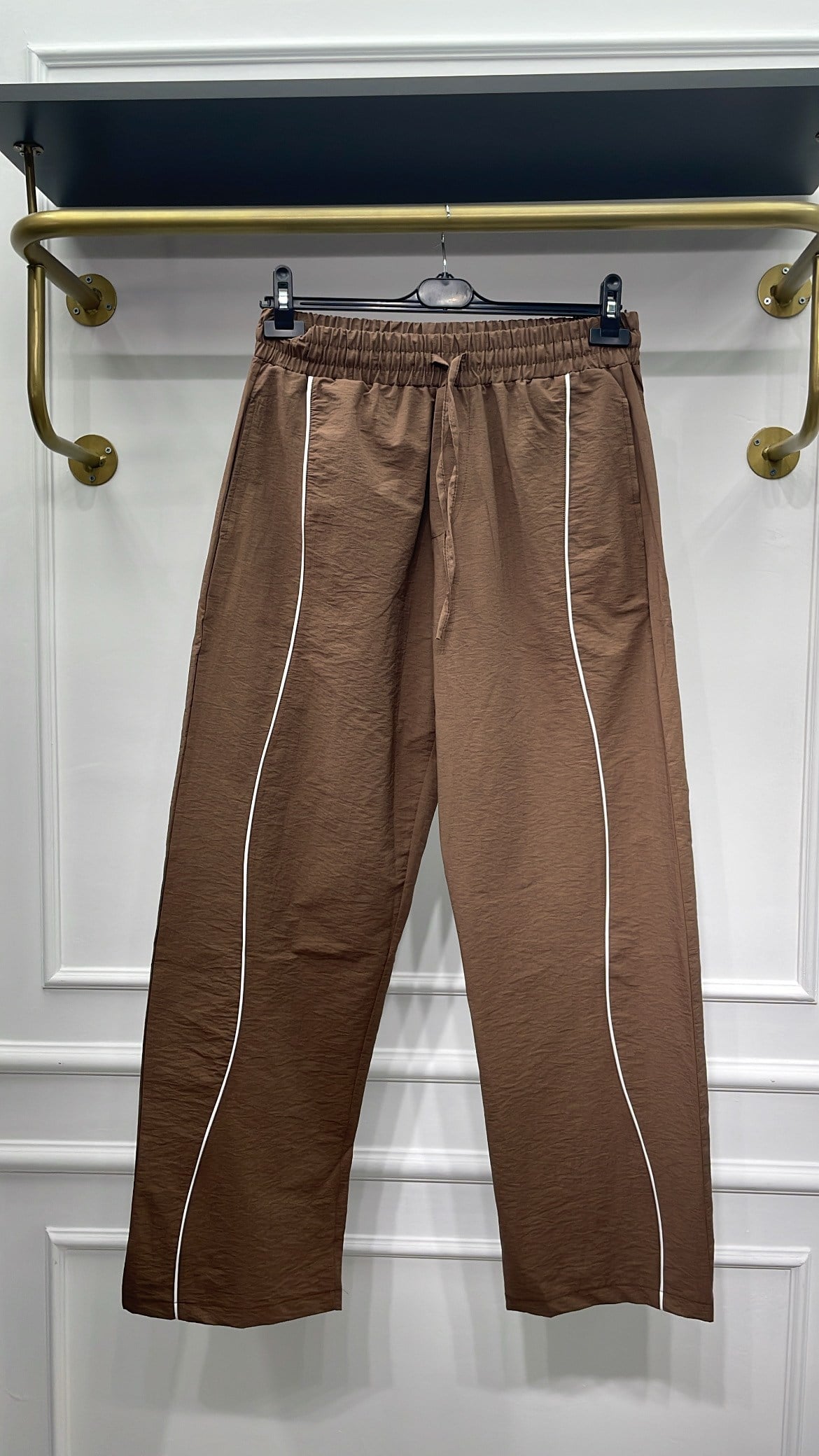 Paraşüt Baggy Eşofman Alt Kahverengi - Wng 
