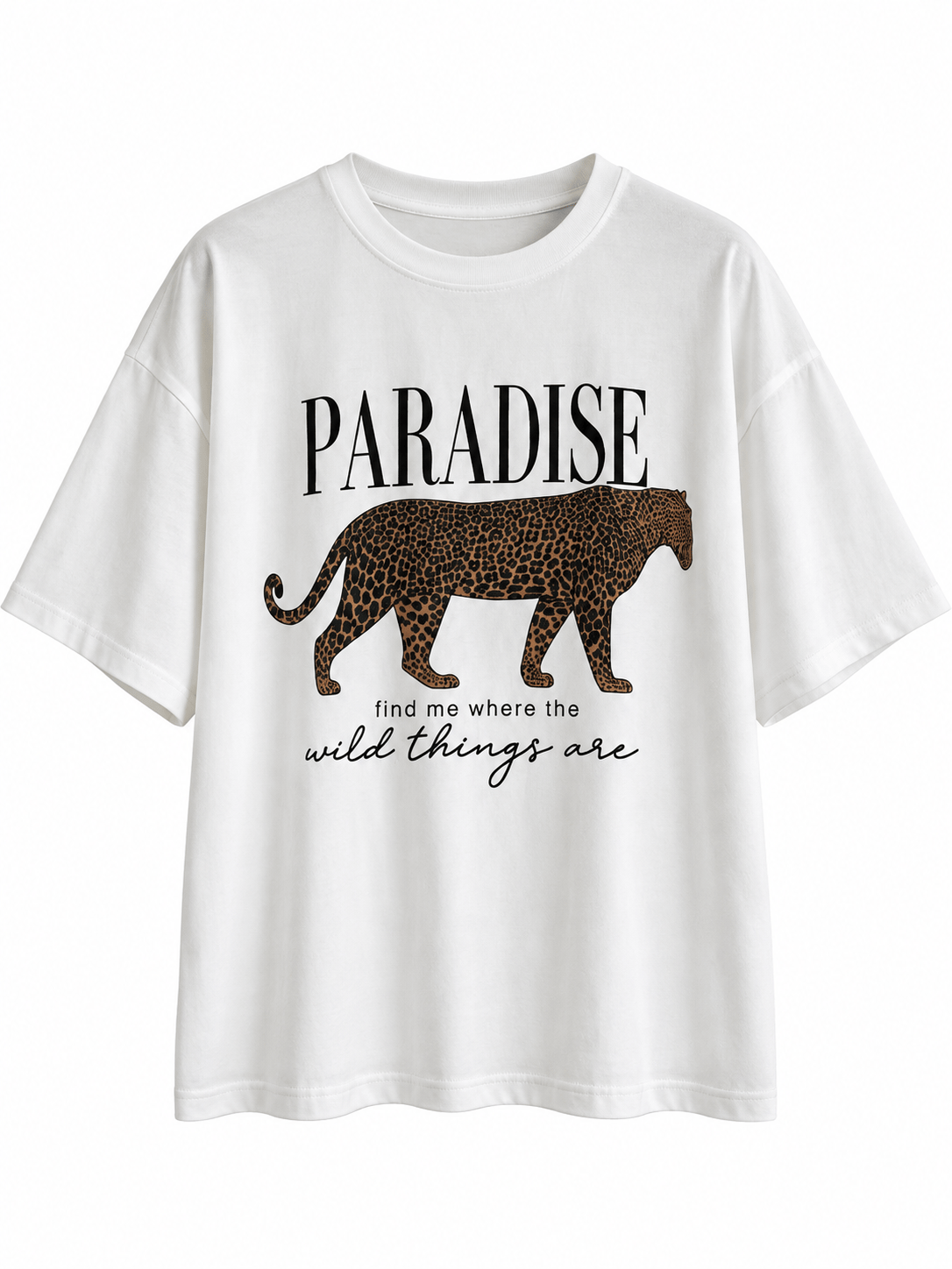 Kaplan Baskılı T-shirt