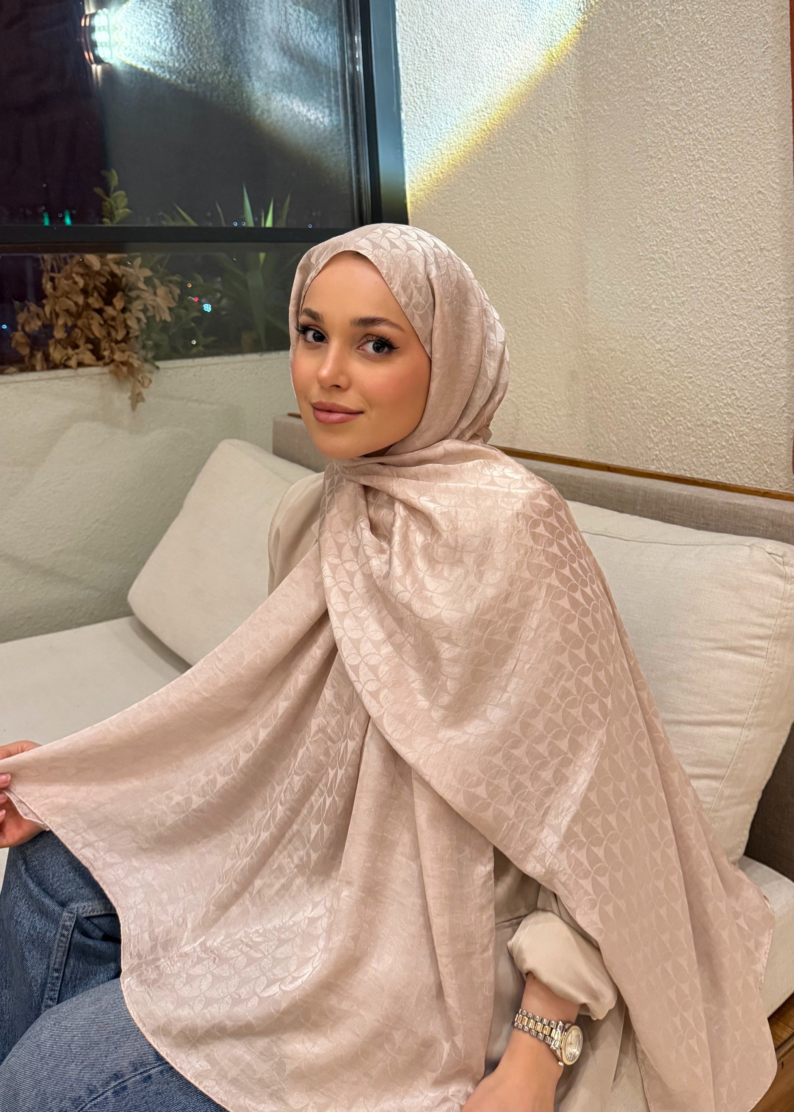 Loya Desen Şal Pembe