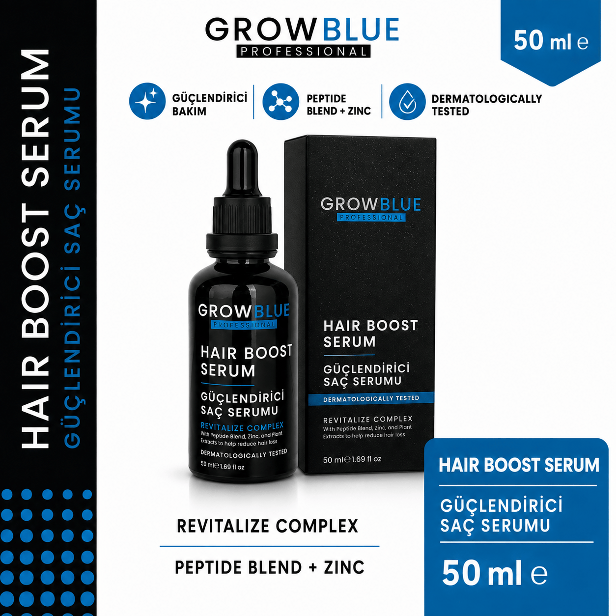 50 ML Saç Dökülme Karşıtı Serum – Yoğun Güçlendirici & Dökülme Önleyici Bakım