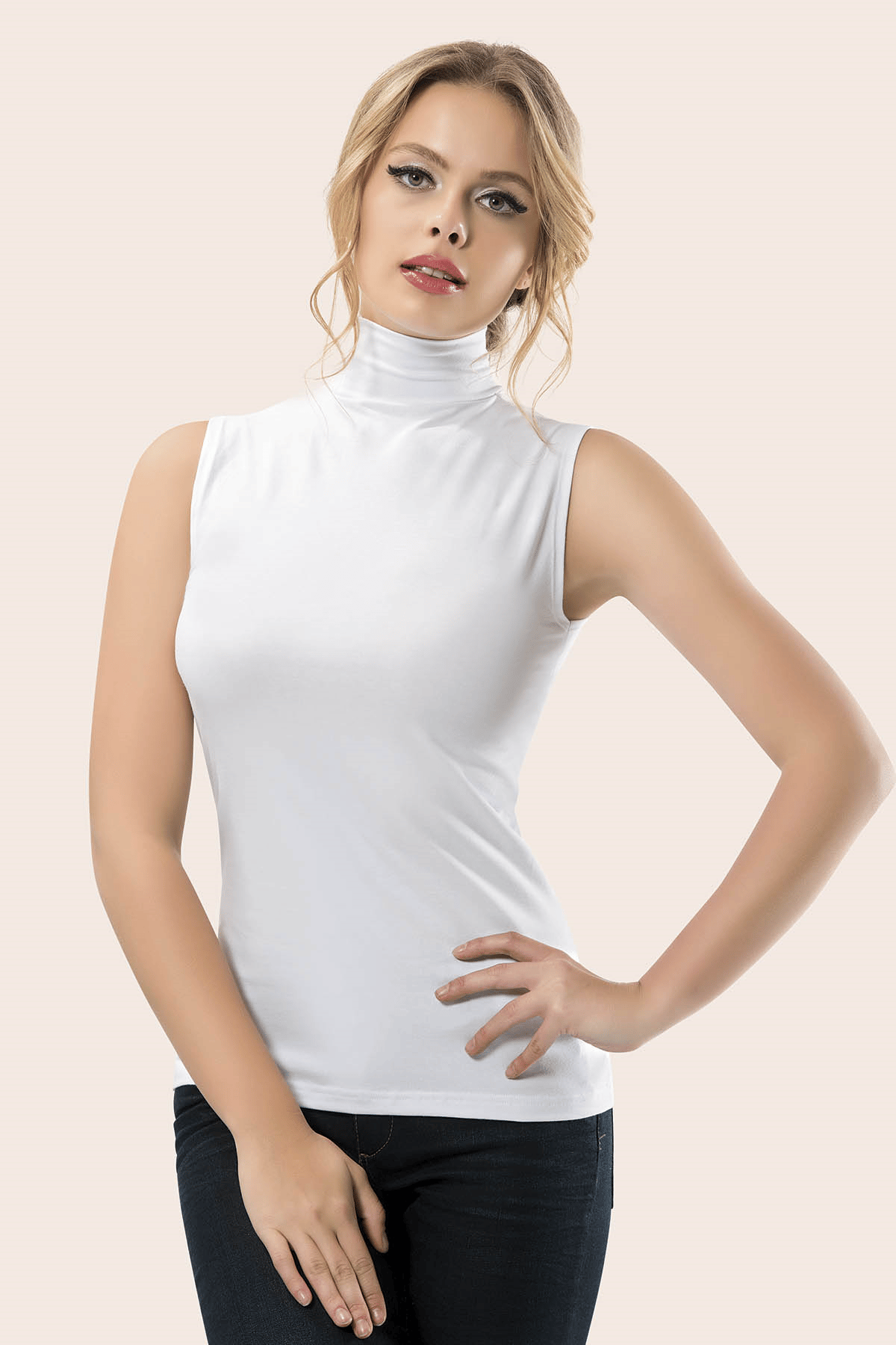 Anıt 2811 Kadın Balıkçı Yaka 0 Kol Atlet