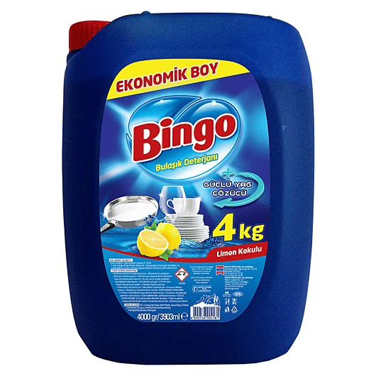 BİNGO BULAŞIK DETERJANI 4 KG
