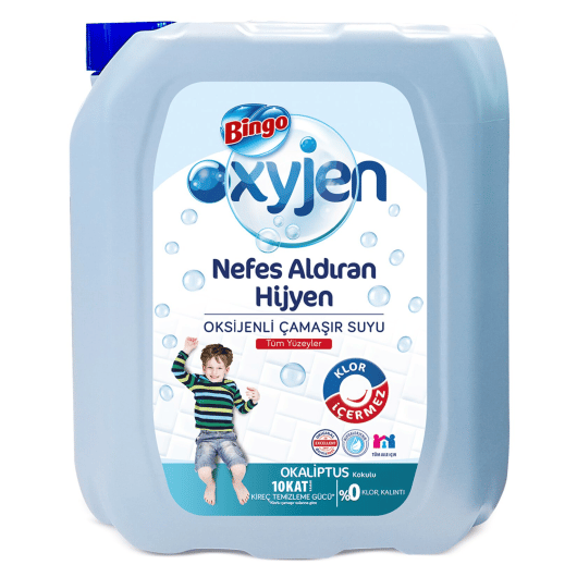 BİNGO OXYJEN ÇAMAŞIR SUYU OKALİPTÜS 4000 ML