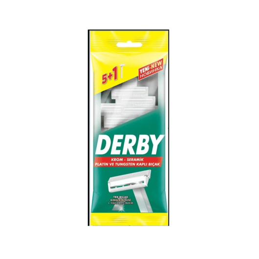 DERBY TIRAŞ BIÇAĞI 5+1 POŞET