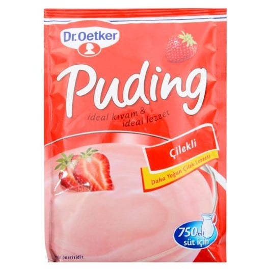 DR. OETKER PUDİNG 120 GR ÇİLEK AROMALI