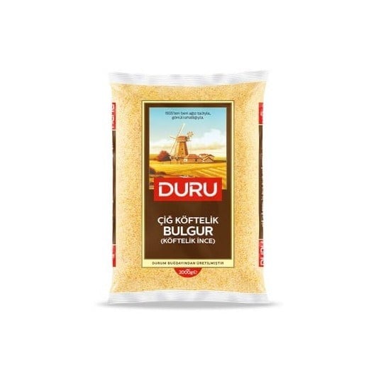 DURU ÇİĞKÖFTELİK BULGUR 2 KG