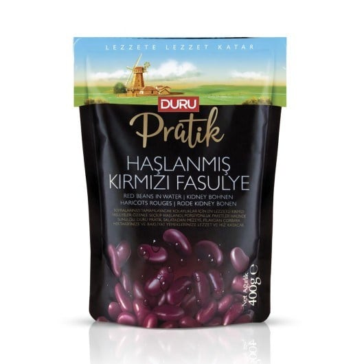 DURU HAŞLANMIŞ KIRMIZI FASULYE 400 GR