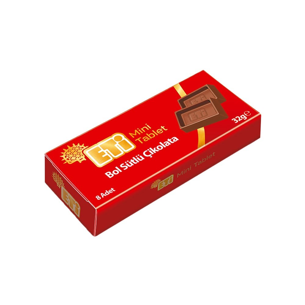 ETİ BOL SÜTLÜ ÇİKOLATALI MİNİ TABLET 32 GR