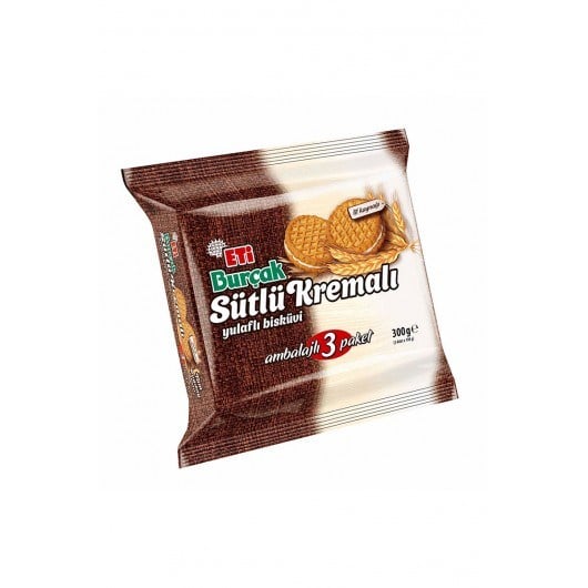 ETİ BURÇAK SÜTLÜ KREMALI 3 LU 300 GR