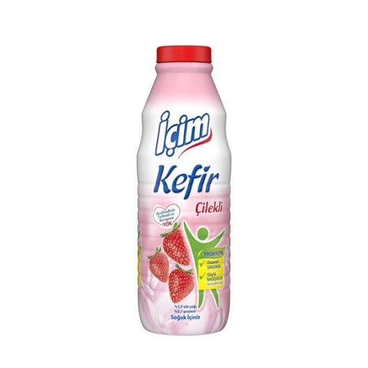 İÇİM KEFİR ÇİLEKLİ 1 LT