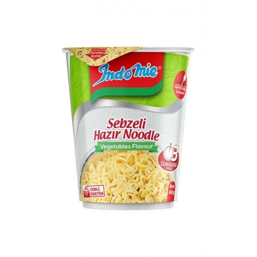 INDOMİE SEBZE AROMALI NOODLE BARDAK 60 GR