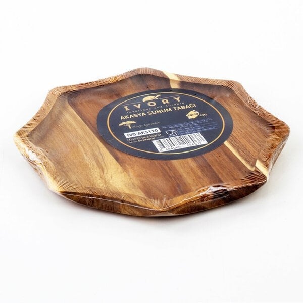 Ivory Tabak Sunumluk Akasya Sekizgen 20x20 Ivo AKS110 6037
