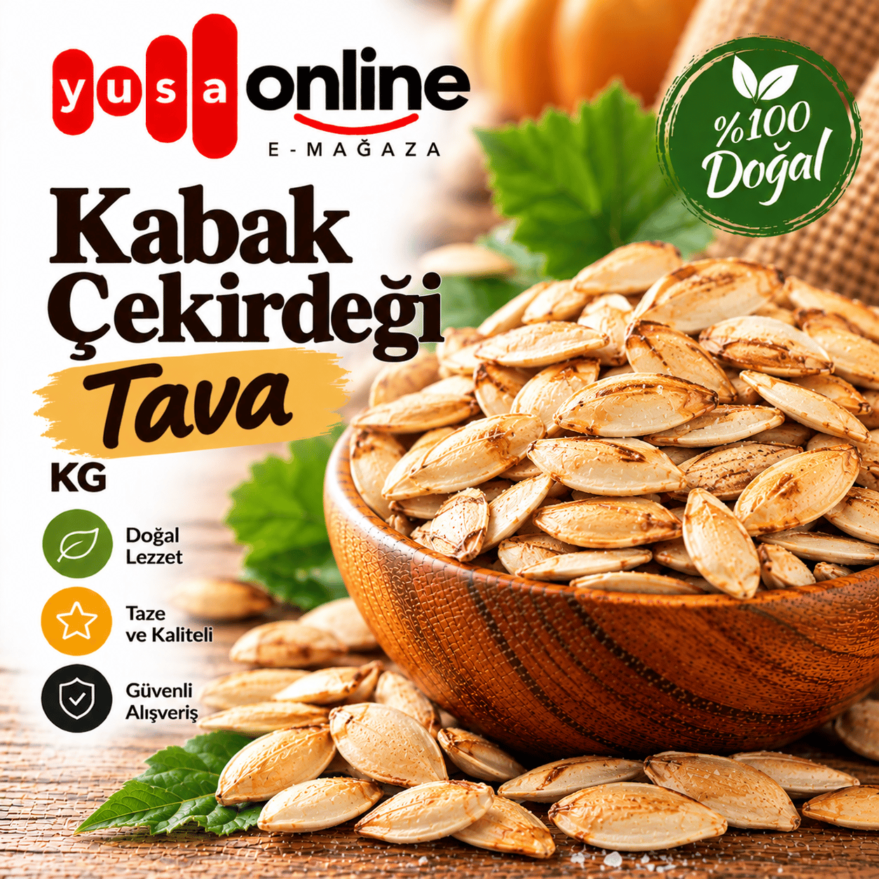 Kabak Çekirdeği Tava KG